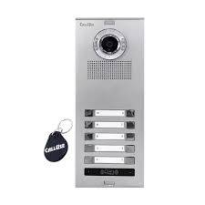 پنل چهار واحدی دکمه ای کارتی آیفون تصویری کالیوز مدل نفیس تگدار 