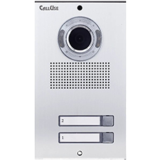 پنل دو واحدی دکمه ای آیفون تصویری کالیوز مدل نفیس ساده