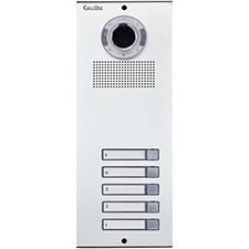 پنل پنج واحدی دکمه ای آیفون تصویری کالیوز مدل نفیس ساده 