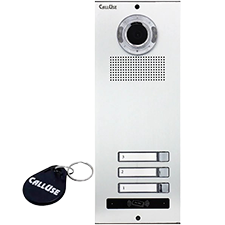 پنل سه واحدی دکمه ای کارتی آیفون تصویری کالیوز مدل نفیس تگدار