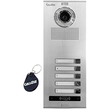 پنل پنج واحدی دکمه ای کارتی آیفون تصویری کالیوز مدل نفیس تگدار 