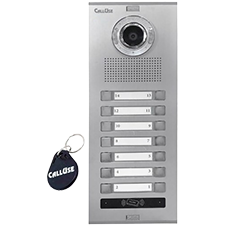 پنل چهارده واحدی دکمه ای کارتی آیفون تصویری کالیوز مدل نفیس تگدار