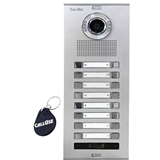 پنل شانزده واحدی دکمه ای کارتی آیفون تصویری کالیوز مدل نفیس تگدار